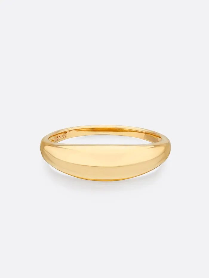 Shop Brochu Walker Fine Jewelry Icons Yellow Gold Everyday Dome Ring Yellow Gold
