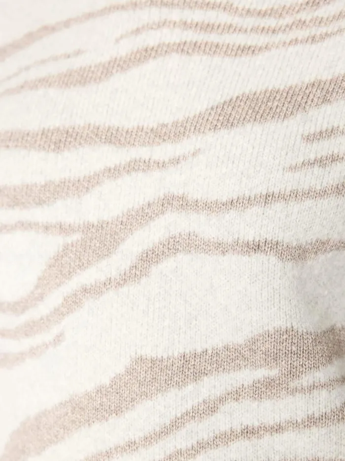 Shop Brochu Walker Sweaters The Adria Jacquard Pullover Otter Melange Combo