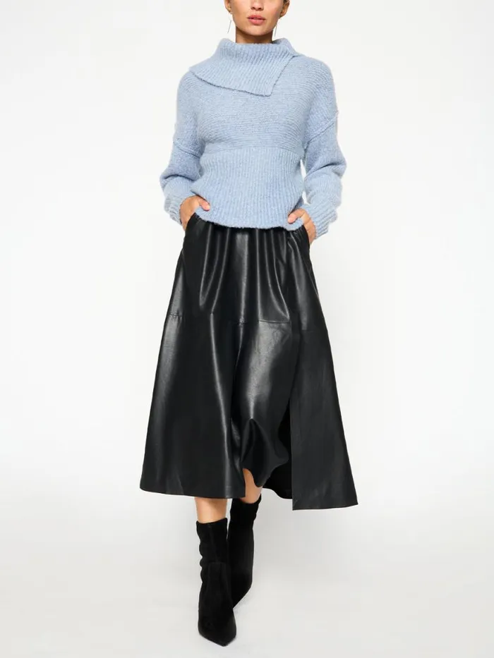 Shop Brochu Walker Sweaters The Elian Pullover Lucia Blue Melange