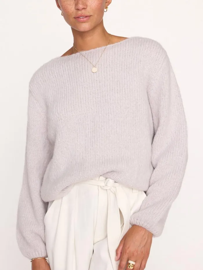 Shop Brochu Walker Sweaters The Nami Blouson Sweater Eros Mauve
