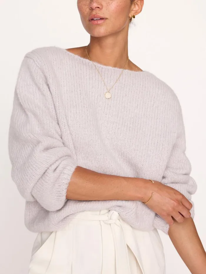 Shop Brochu Walker Sweaters The Nami Blouson Sweater Eros Mauve