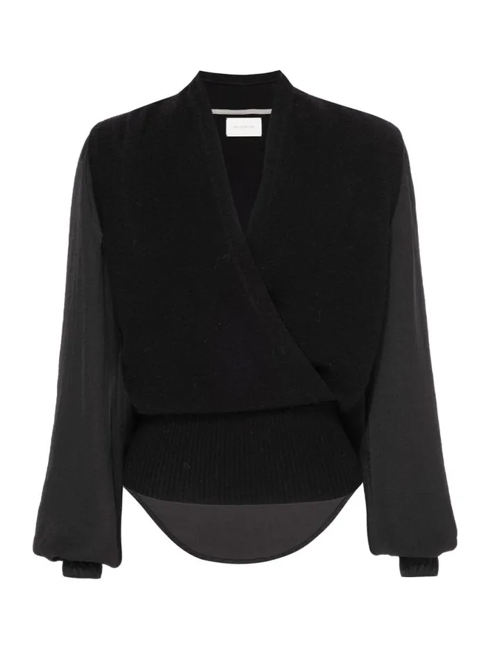 Shop Brochu Walker Sweaters The Phinneas Layered Looker Black Onyx
