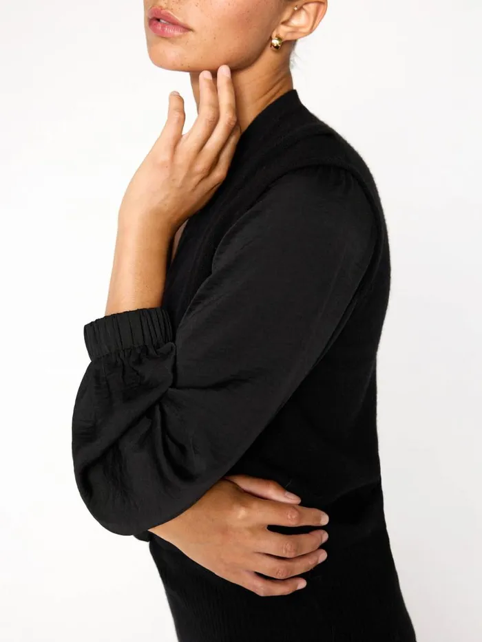 Shop Brochu Walker Sweaters The Phinneas Layered Looker Black Onyx
