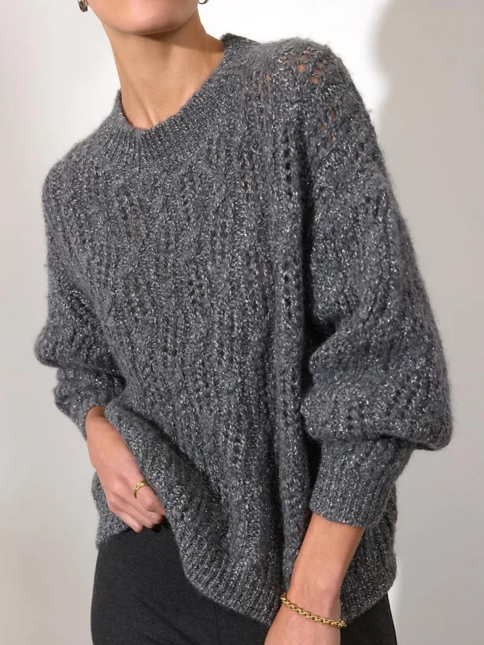 Shop Brochu Walker Sweaters The Restoin Pullover Sweater Pewter