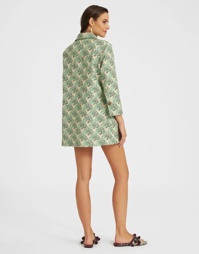 Short Artemis Dress Fans Mint Women La Double J Dresses Short Artemis Dress Fans Mint Women La Double J Dresses
