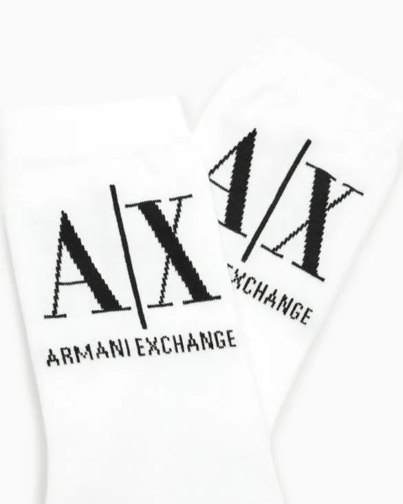 Short Socks With Logo White Women Armani Intimates And Loungewear Short Socks With Logo White Women Armani Intimates And Loungewear