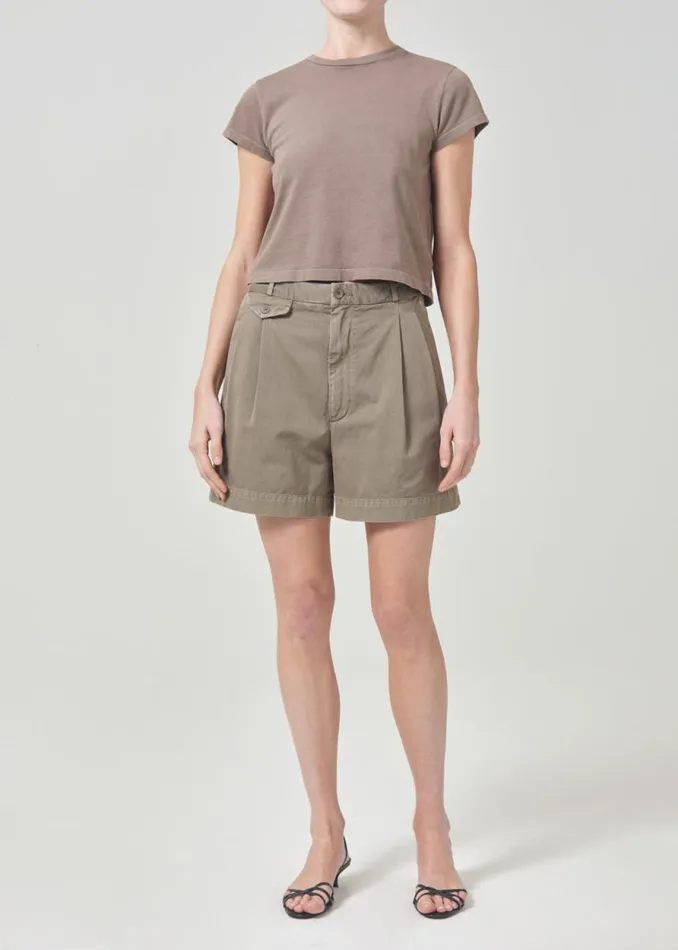 Shorts Women Agolde Becker Short In Bark