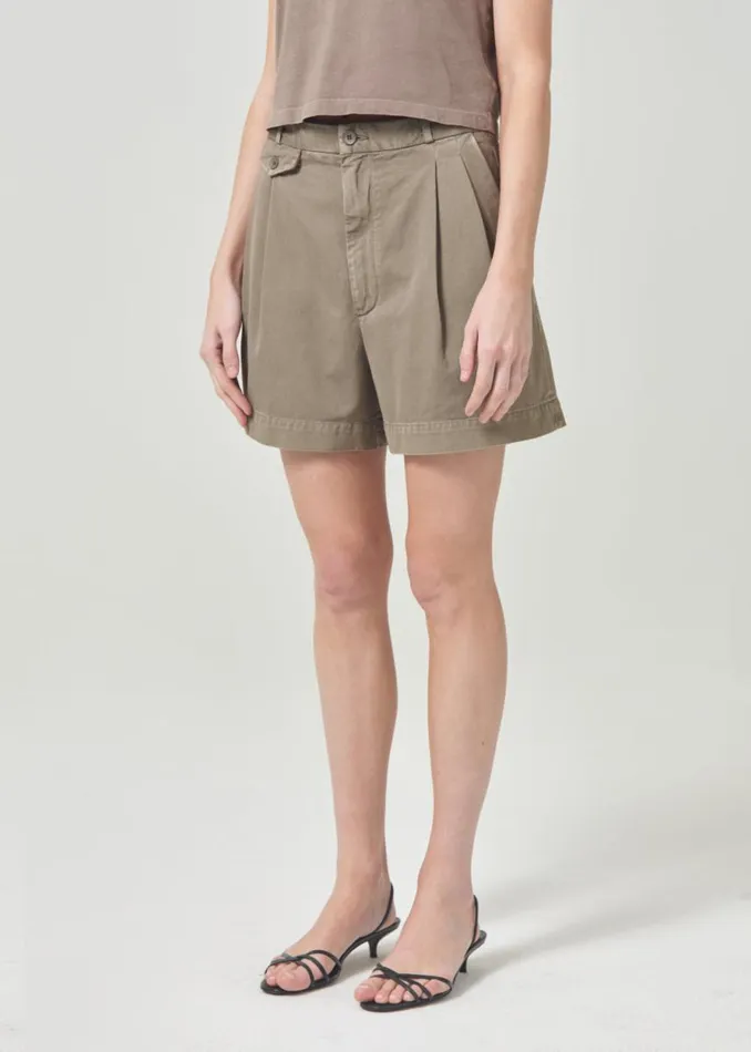 Shorts Women Agolde Becker Short In Bark