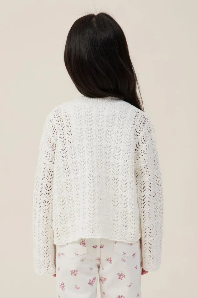 Sienna Knit Jumper Vanilla Girls Cotton On Jackets and Sweaters Sienna Knit Jumper Vanilla Girls Cotton On Jackets and Sweaters