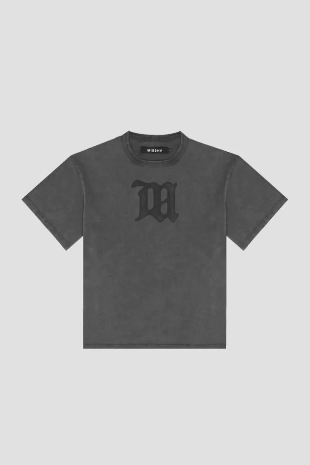 Signature TShirt Washed Black WomenMen MISBHV TShirts