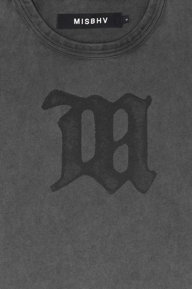 Signature TShirt Washed Black WomenMen MISBHV TShirts