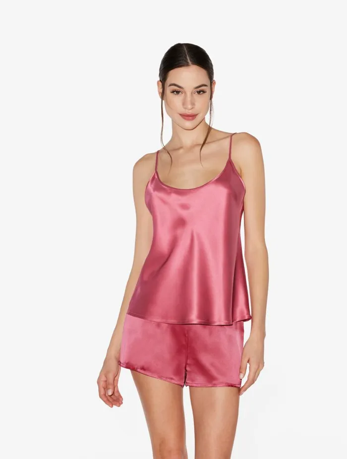 Silk Camisole In Wild Orchid Sleepwear La Perla Camisoles