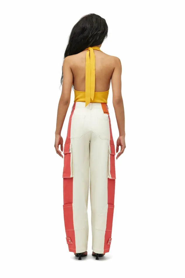 Simon Miller Bottoms Women Campo Cargo Pant Cherry Simon Miller Bottoms Women Campo Cargo Pant Cherry