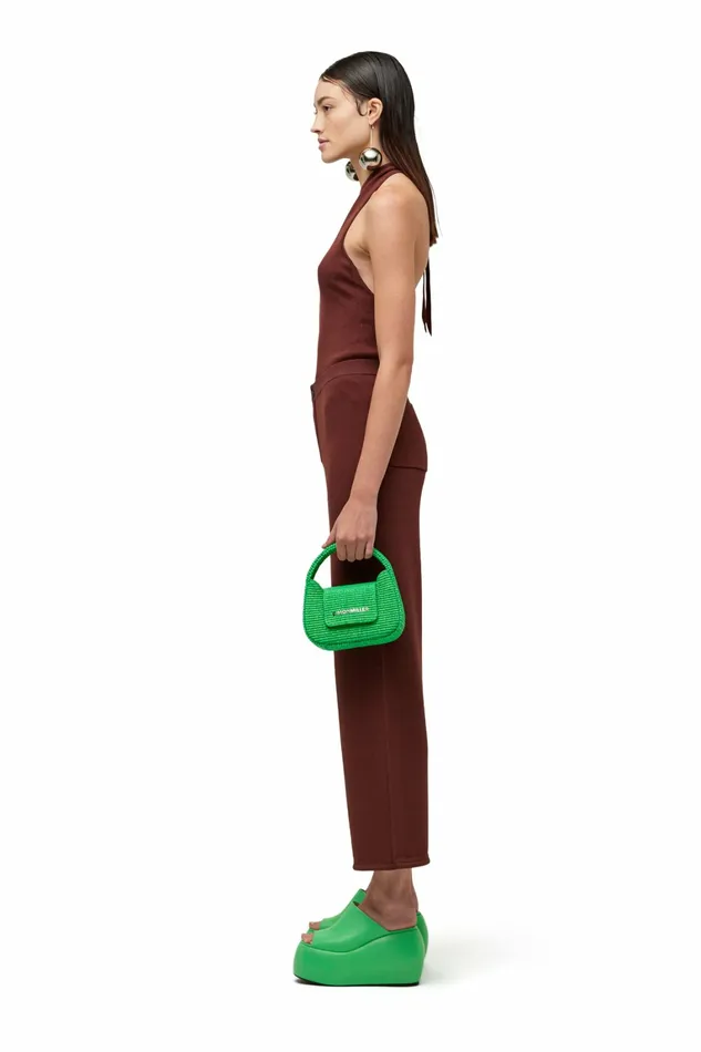Simon Miller Bottoms Women Knits By Cropped Jabber Pant Chocolate Simon Miller Bottoms Women Knits By Cropped Jabber Pant Chocolate