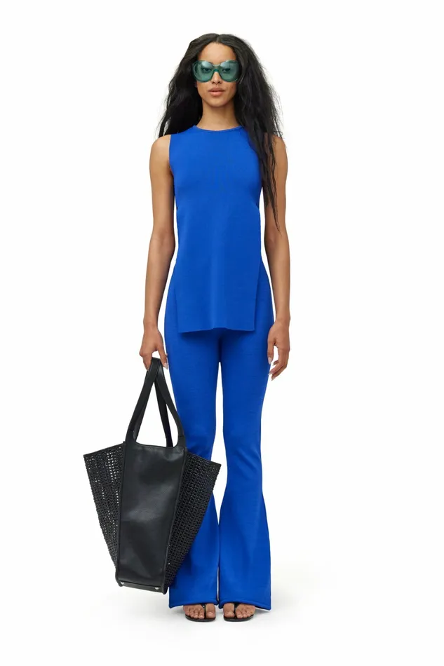 Simon Miller Bottoms Women Knits By Whitsett Pant University Blue