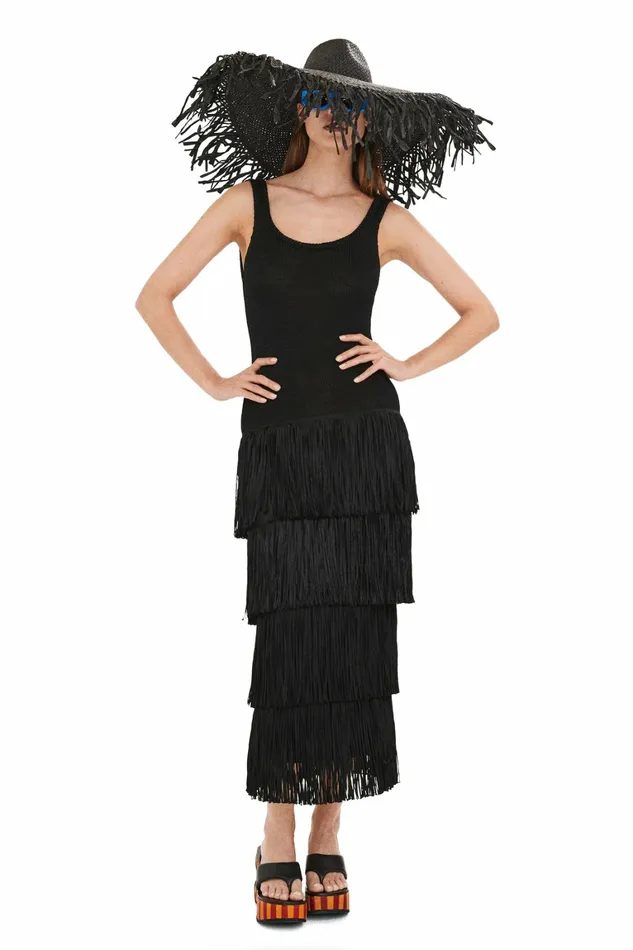 Simon Miller Dresses Women Sm X Mango Burnst Dress Black