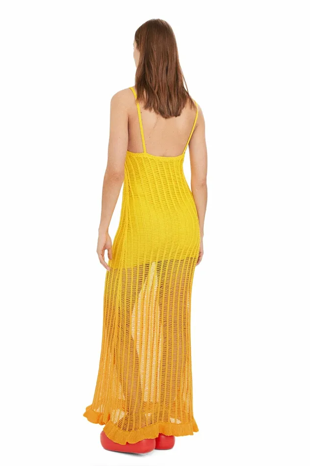 Simon Miller Dresses Women Sm X Mango Garfun Dress Sponge Yellow Simon Miller Dresses Women Sm X Mango Garfun Dress Sponge Yellow