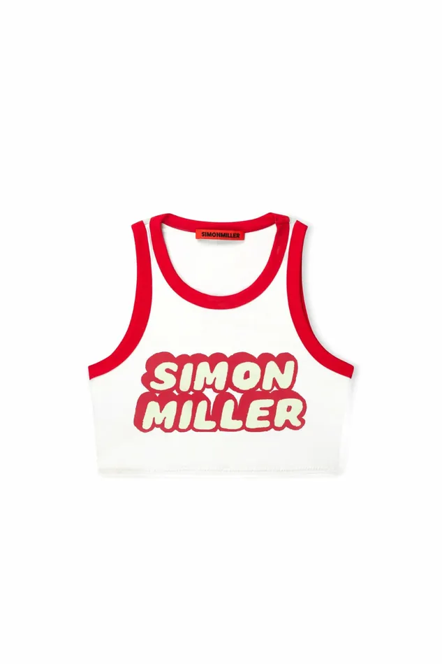 Simon Miller Graphics Women Dibby Swim Tank Cherry Dibby Graphic