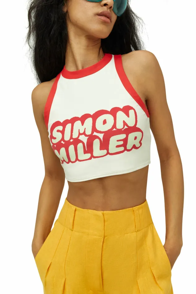 Simon Miller Graphics Women Dibby Swim Tank Cherry Dibby Graphic Simon Miller Graphics Women Dibby Swim Tank Cherry Dibby Graphic