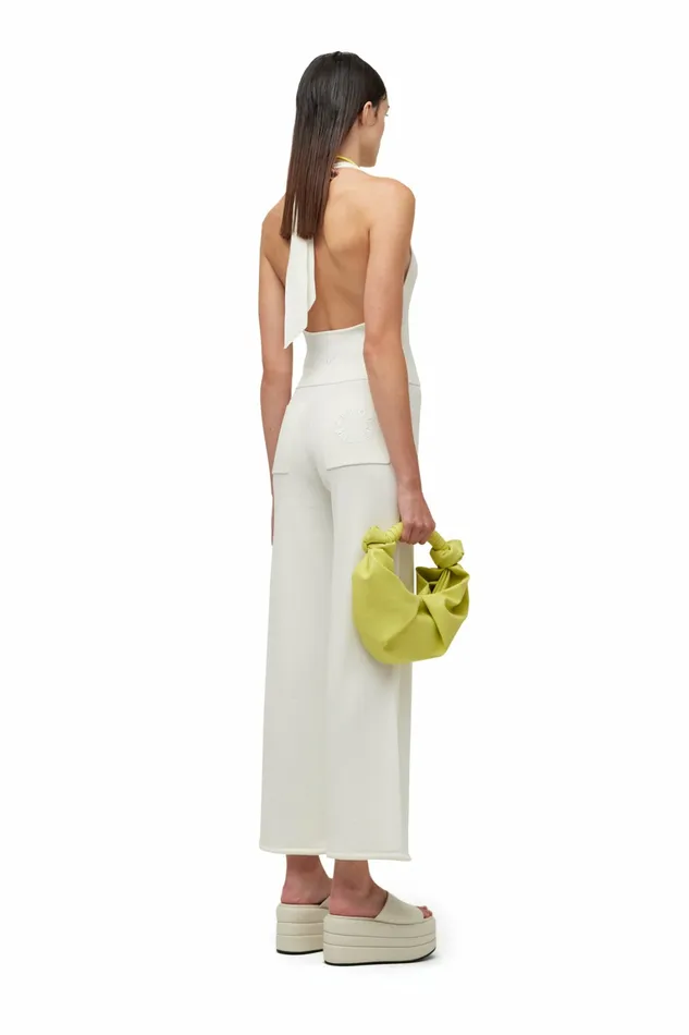 Simon Miller Knitwear Women Knits By Cropped Jabber Pant Macadamia