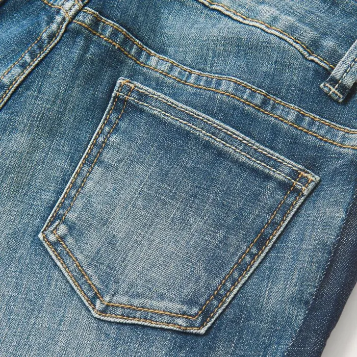 Skinny Fit Stripe Leg Jean Blue Women Stetson Denim