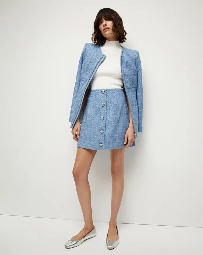 Skirts and Shorts Shop Veronica Beard Rubra Tweed Skirt Skylight