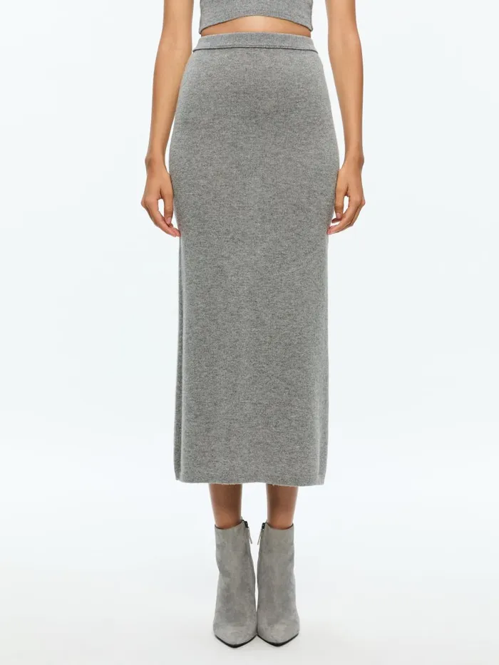 Skirts Women Alice Olivia ADRINA SKIRT Medium Heather Grey