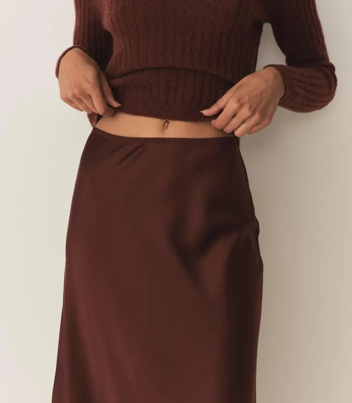 Skirts Women DEN Elowen Skirt Cafe Skirts Women DEN Elowen Skirt Cafe
