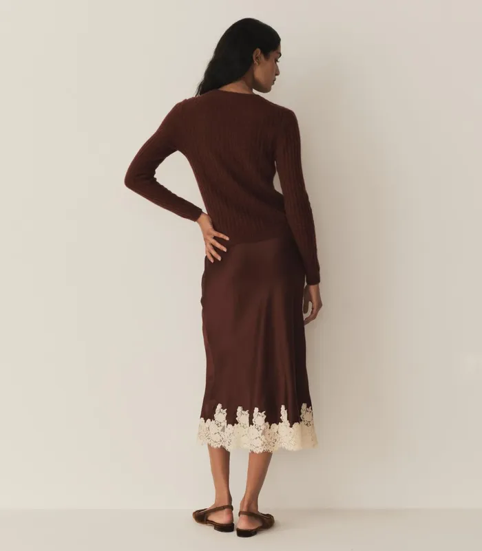 Skirts Women DEN Elowen Skirt Cafe Skirts Women DEN Elowen Skirt Cafe
