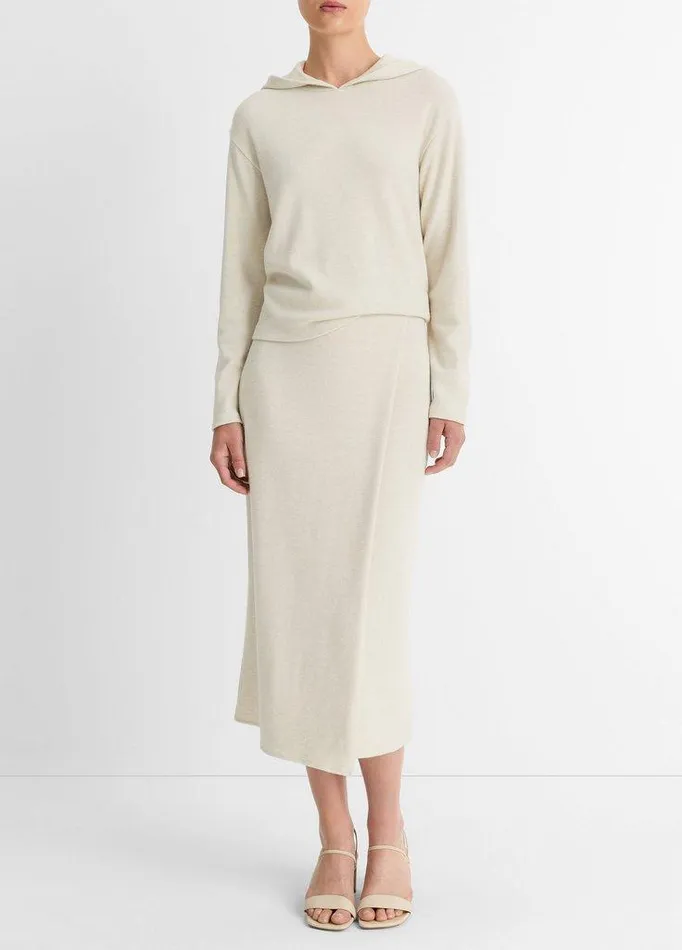 Skirts Women Vince Cozy Wrap Skirt Heather Ceramic