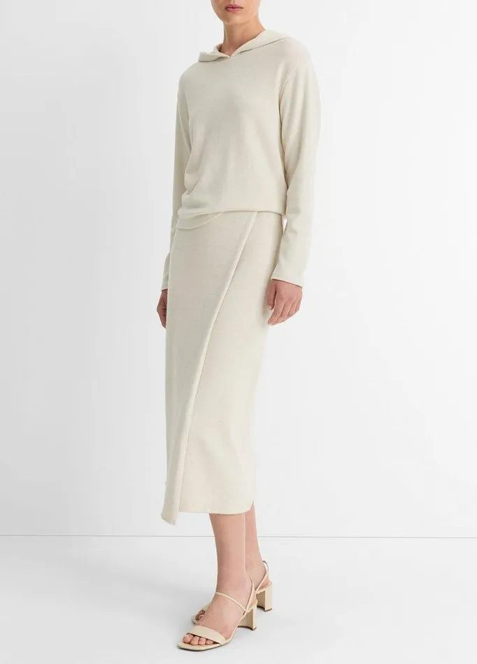Skirts Women Vince Cozy Wrap Skirt Heather Ceramic Skirts Women Vince Cozy Wrap Skirt Heather Ceramic