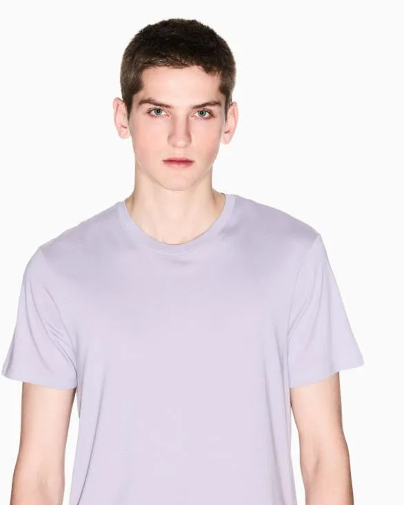 Slim Fit Pima Cotton Tshirt Purple Men Armani Pima TShirts Slim Fit Pima Cotton Tshirt Purple Men Armani Pima TShirts