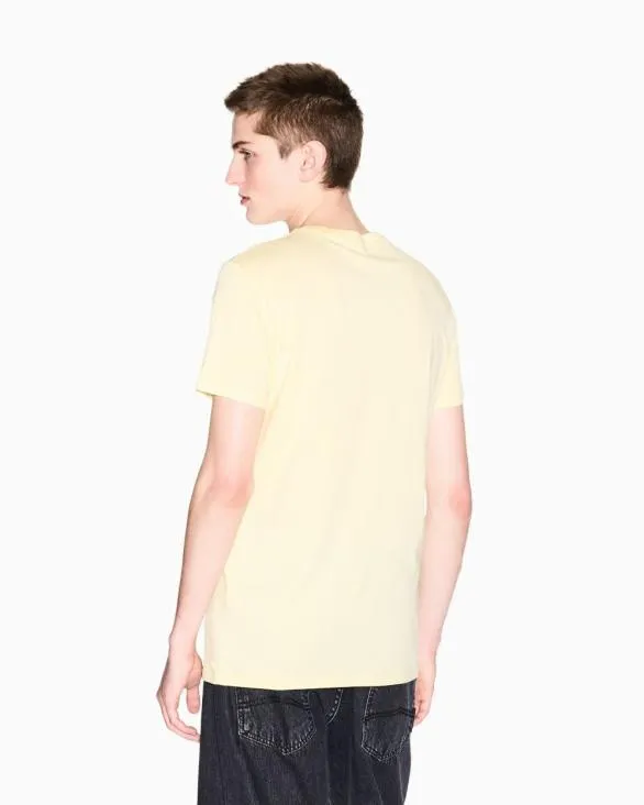 Slim Fit Pima Cotton Tshirt Yellow Men Armani TShirts Slim Fit Pima Cotton Tshirt Yellow Men Armani TShirts