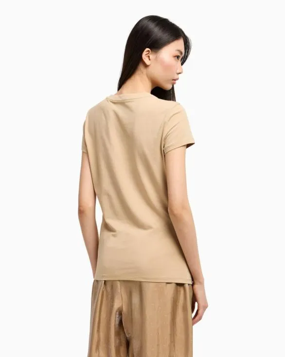 Slim Fit TShirts Camel Women Armani TShirts Slim Fit TShirts Camel Women Armani TShirts