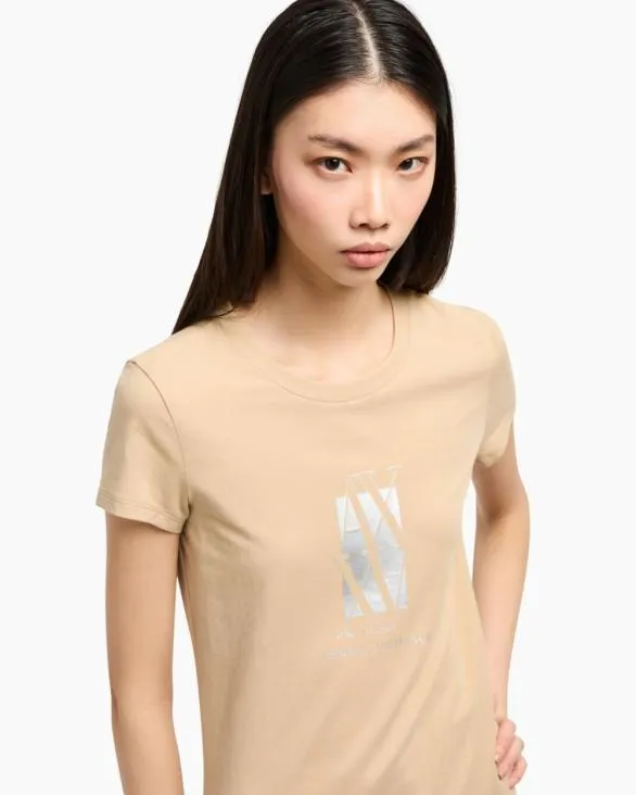 Slim Fit TShirts Camel Women Armani TShirts Slim Fit TShirts Camel Women Armani TShirts