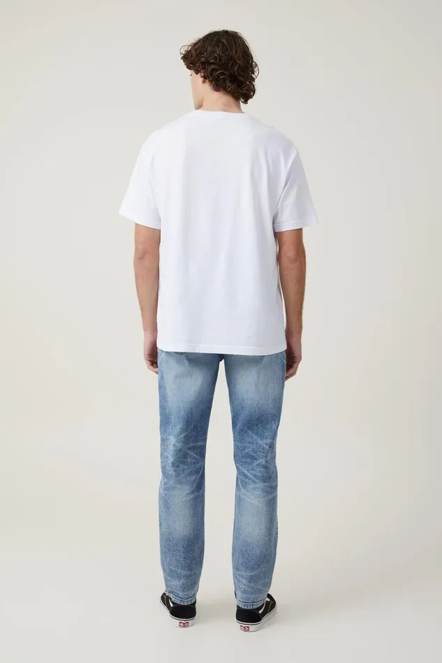 Slim Straight Jean West Blue Ripped Men Cotton On Pants Slim Straight Jean West Blue Ripped Men Cotton On Pants