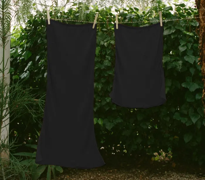 Slips Women DEN Mini Skirt Slip Black