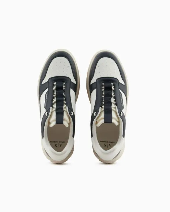 Sneakers In Ecoleather With Elastic Laces Green Men Armani Sneakers Sneakers In Ecoleather With Elastic Laces Green Men Armani Sneakers