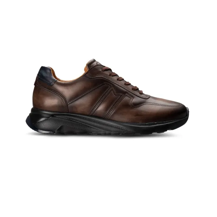 Sneakers Men Moreschi Brown Leather Sneaker