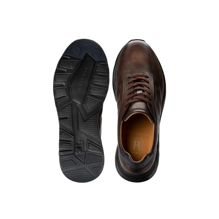 Sneakers Men Moreschi Brown Leather Sneaker