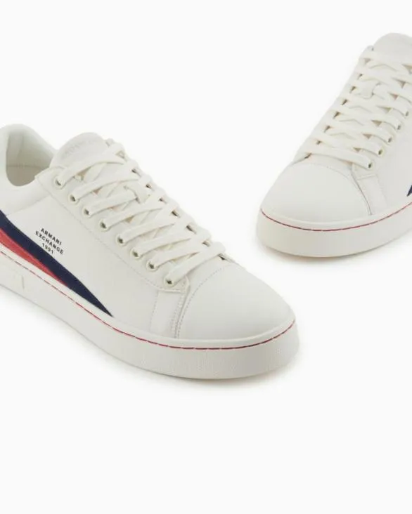 Sneakers With Contrasting Details On The Back Red Men Armani Sneakers Sneakers With Contrasting Details On The Back Red Men Armani Sneakers