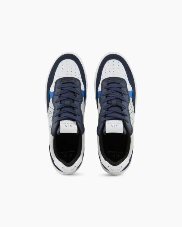 Sneakers With Logo Patterned Men Armani Sneakers