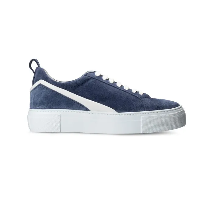 Sneakers Women Moreschi Blue Suede Sneaker