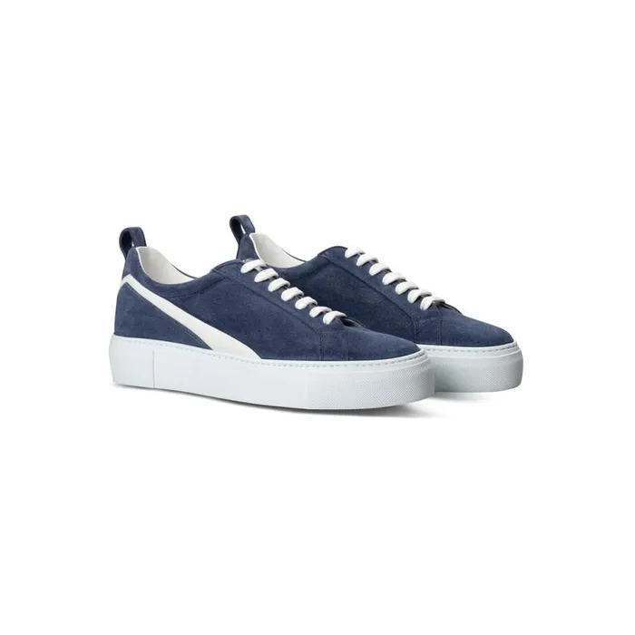 Sneakers Women Moreschi Blue Suede Sneaker