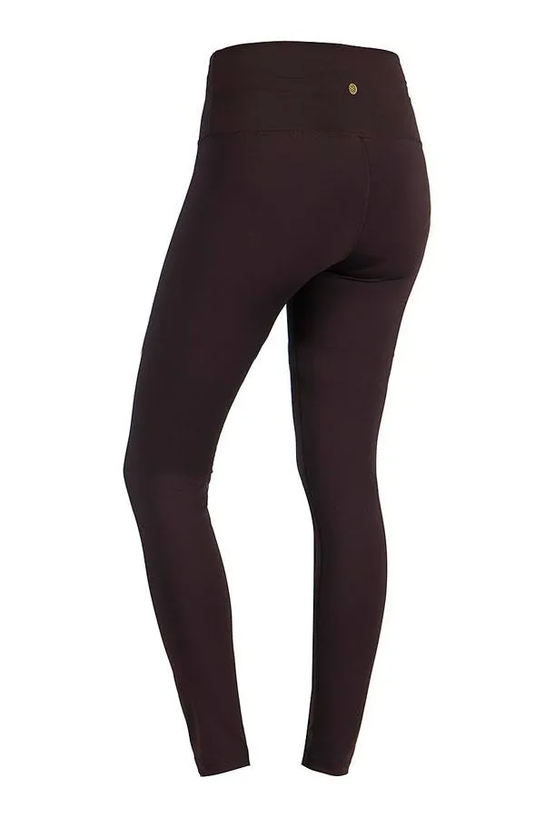Sosandar Activewear Women Deep Plum High Waisted Perfect Body Sculpting Activewear Leggings