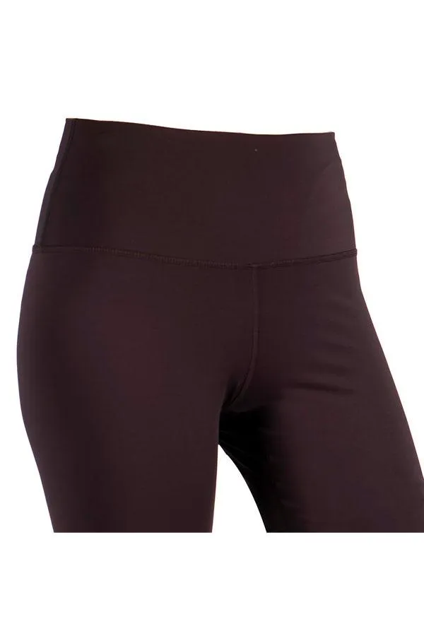 Sosandar Activewear Women Deep Plum High Waisted Perfect Body Sculpting Activewear Leggings