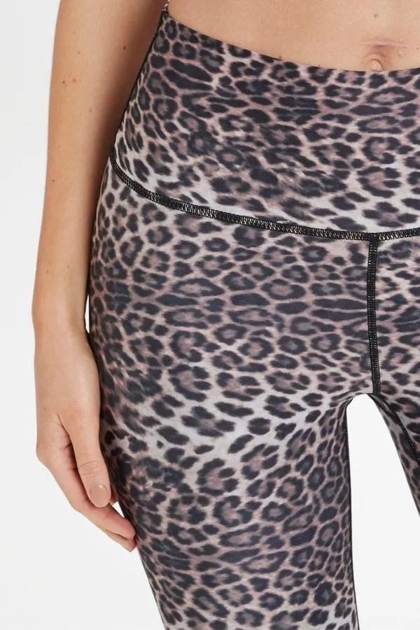 Sosandar Activewear Women India Leopard Print High Waisted Activewear Leggings