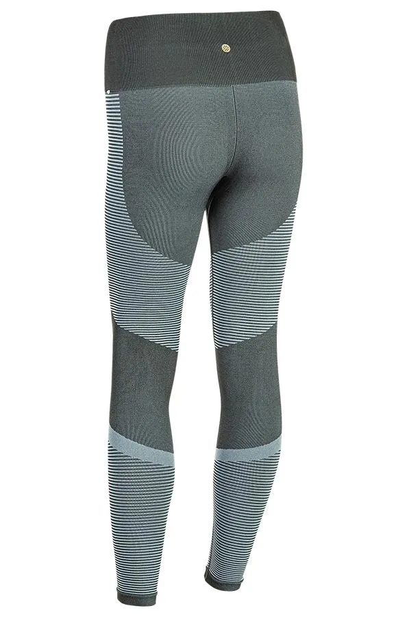 Sosandar Activewear Women Khaki Green UltraSculpt High Waisted Activewear Leggings Khaki Green