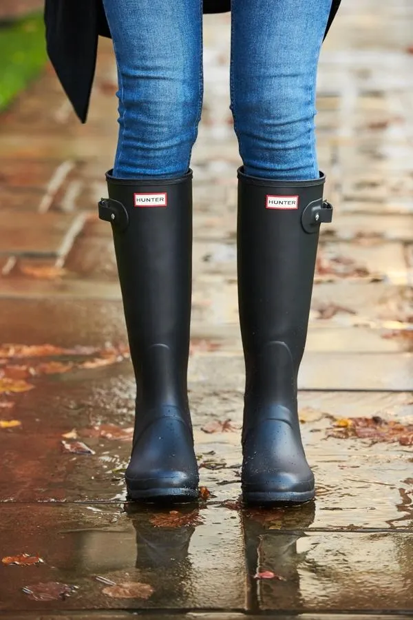 Sosandar Boots Women Hunter Original Black Tall Wellington Boots Black
