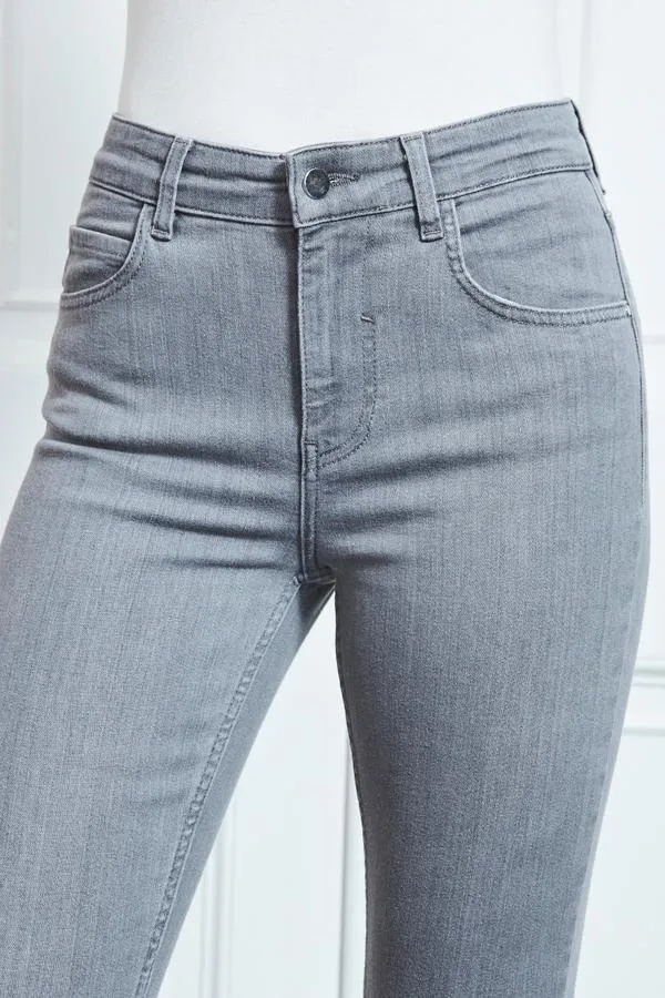 Sosandar Jeans and Jeggings Women Light Grey Perfect Skinny Jeans Light Grey
